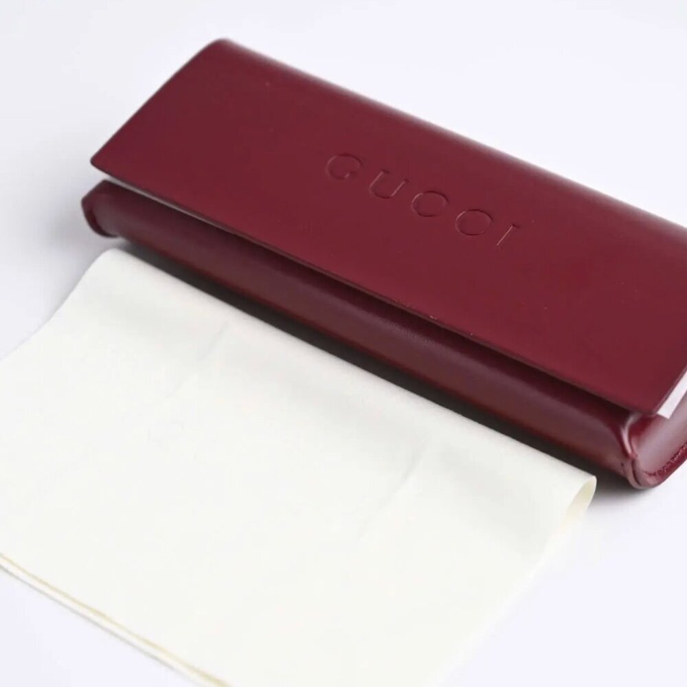 NWT Gucci GG1853o-001 Gold 54mm Eyeglasses - Picture 5 of 5